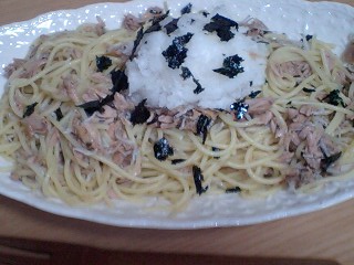ツナとじゃこ和風パスタ?梅風味?.jpg